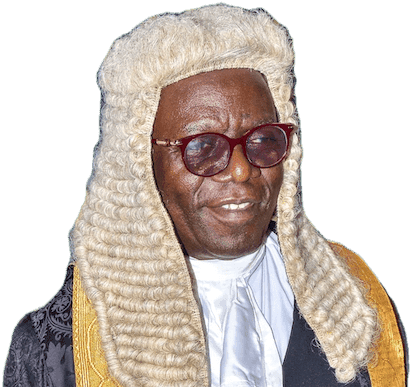 Femi Falana, Senior Advocate of Nigeria, in formal legal attire